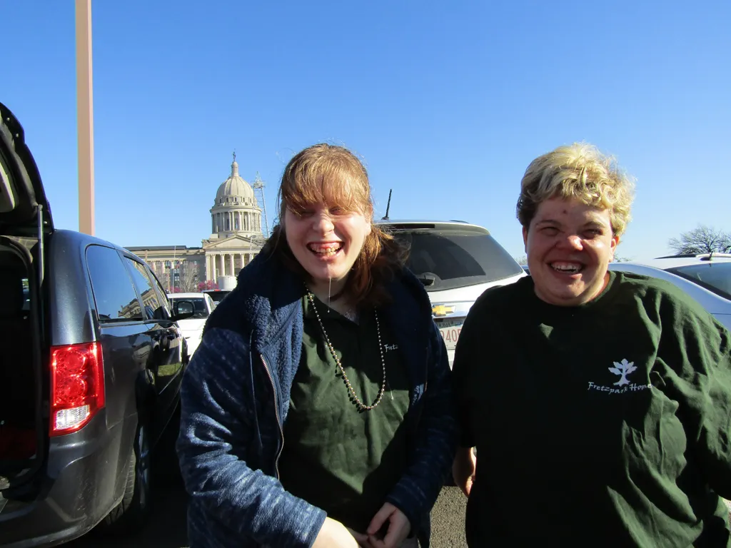 Fretzpark members participating in activities